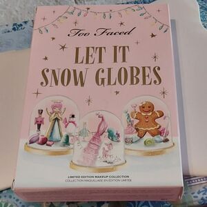BNIB~Too Faced Let it Snow Globes Limited Edition Makeup Collection